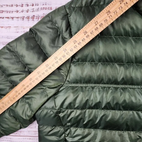 Patagonia Down Snap-T Pullover Jacket Large Regular Olive Green 27256 Insulated - Picture 8 of 10